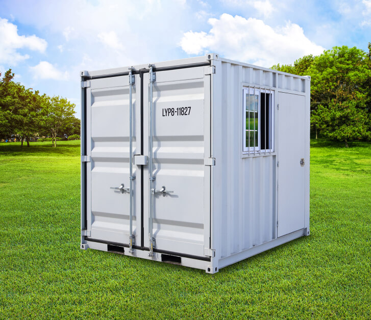 8ft Mini Steel Container Shed