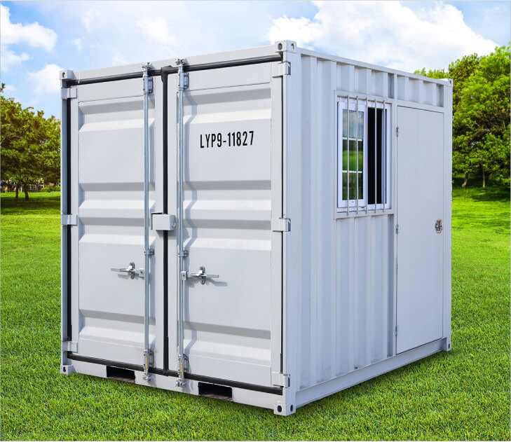 9ft Mini Steel Container Shed