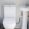 Double Portable Toilet basin area