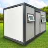 13ft Grey & White Portable Container Shed